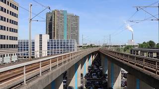 Uniek! NMBS 2807+i6/i10+i11 stuurstand passeren Amsterdam Sloterdijk!