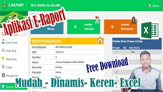 Aplikasi E-Raport Depag Versi Excel 2021