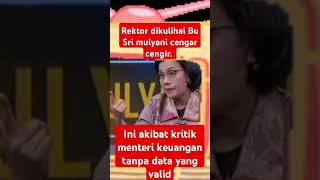 Menteri keuangan kulihai rektor #shortsvideo