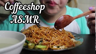 ASMR eating | Coffee shop eats in Singapore | MUKBANG | Wanton mee | Eating sound | 먹방 | No talking