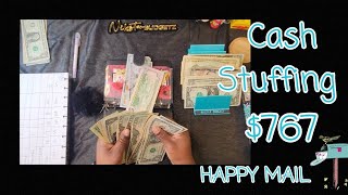 CASH STUFF WITH ME | HAPPY MAIL | @BlackNBlue10_4 @budget_with_chuckles @amethystcorner