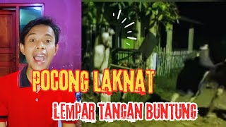 POCONG LEMPAR TANGAN BUNTUNG #REACT FRANK POCONG KOCAK