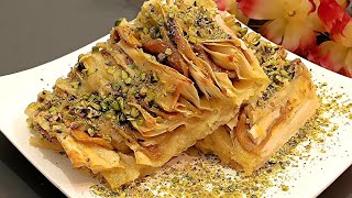 "Baklava Reinvented: A Delightful Fusion of Phyllo Dough and Pistachio Aromas You Must Try!"