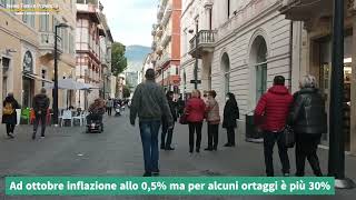 Ad ottobre inflazione allo 0,5% ma per alcuni ortaggi è più 30%.