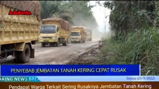 🔴PENYEBAB JEMBATAN TANAH KERING CEPAT RUSAK