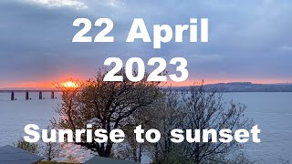 Sunrise to sunset on 22 April 2023 | 4K | Timelapse