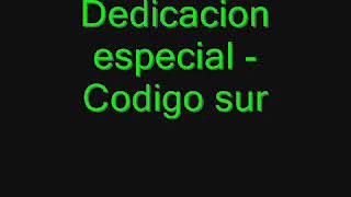 Dedicación especial Stan mc código sur