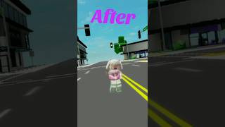 Before and after 🤩🥳 #roblox#robloxcover #covermusic #youtubeshort #robloxedit #robloxversion #shorts