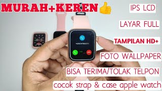 REVIEW SMARTWATCH IWO X SERIES LAYAR FULL IPS LCD BISA TELPON FOR IOS & ANDROID @faisalgadget