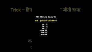 Periodic table याद करने की trick Most imp gk for exam#mpsc #learn #gk #facts #education #shorts #all