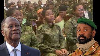 Impressionnant, Assimi Goita libéré 3 soldats femmes de côte d'ivoire.