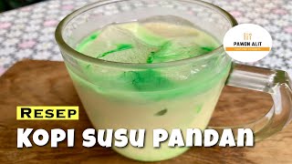 RESEP KOPI SUSU PANDAN || MINUMAN KEKINIAN || RASANYA SEGAR