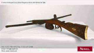 French Antique Cross Bow Regence Arms and Armors for Sale