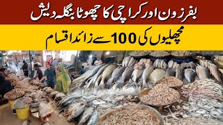 Karachi Bufferzone Ka Mini Bangladesh | 100 Se Zayada Fish ki iksam 😱| Price Asman Par @beepdottv