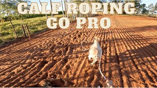 Calf Roping practice (GO PRO)