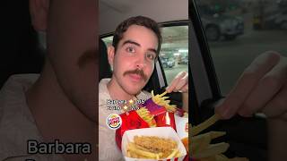 Avaliando batatas de fast-food