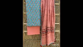 Daily Wear Cotton Suits with Kanthawork Dupatta@stunningwear7951