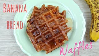 🍌 BANANA BREAD WAFFLES 🍌 | Ricetta FIT - SugarDany