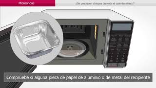 Soporte LG España - Chispas durante el funcionamiento del Microondas LG