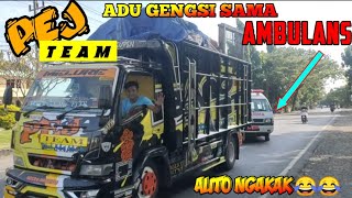 P.E.J team 4DU GENGSI SAMA AMBULANS||Auto ngakak😂😂