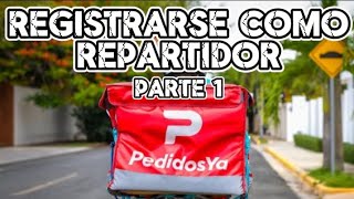 ¿Cómo hacer para repartir en Pedidos Ya? 🇦🇷(Paso a Paso) - Parte 1