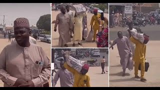 Drama as Man Arrives CBN's Kano Office With N50m in Old Naira Notes in Sack Bags