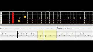 Waterfall Undertale Guitar Tab