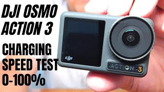 DJI ACTION 3 TEST HOW QUICK IS IT? FAST CHARGING SPEED TEST 0-100 PERCENT #djiaction3