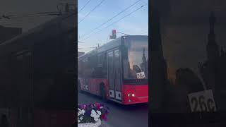 Автобус маз 203 на маршруте 26 во Владимире