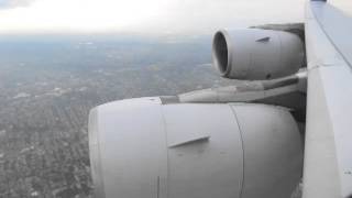 Singapore Airlines Landing Video (SIN-EWR A340-500)