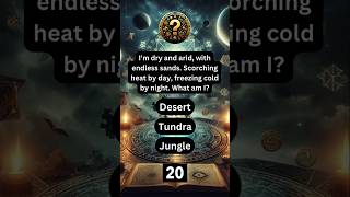 Scorching Heat and Endless Sands: Can You Solve This? 🏜️ #shorts #riddles #terrain #brainteasers