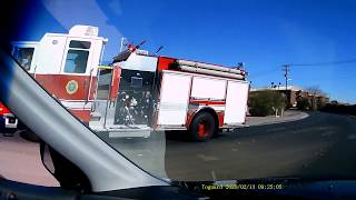 Air Force Fire Truck Responding Code 3