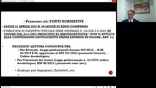 Webinar: Equo compenso e principio di libera concorrenza.