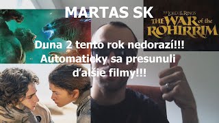 MARTAS SK - Warner Bros odložilo Dunu | Denis Villeneuve by rád natočil tretí film!!!