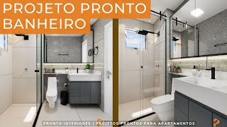 Banheiro Moderno Planejado │526