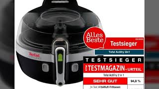 Testsieger Fritteuse - Tefal YV9601 ActiFry 2in1 Heißluft-Fritteuse - frittieren ohne öl