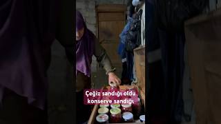 30 yıllık çeğiz sandığı oldu konserve sandığı #anne #çeğız #sandık #köy #doğal #vlog #humor #huzur