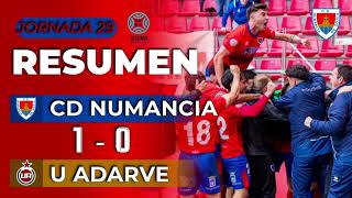 Resumen C.D Numancia | 1-0 | U. Adarve