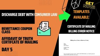 GET TEMPLATES -Discharge Debt with Consumer Law