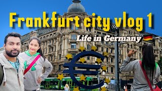 අපි ගියපු trip එක | දවස් 3 ක් 😍  Middle East of Germany: Frankfurt 2024 🇩🇪Walking Tour| in sinhala