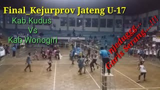 Volley SERU!!!_Final KEJURPROV JATENG _Smash Garis Serang U-17.