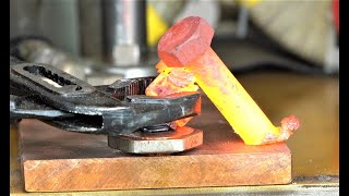 How to melt metal bolt - Crazy Transformator #shorts