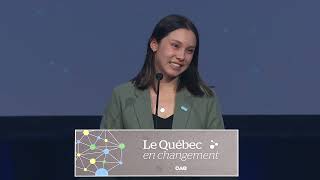 Conseil général 2024 - Discours d'Aurélie Diep, Présidente de la Commission de la Relève de la CAQ