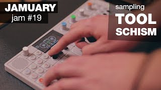 JAM 19 - Jamuary 2018 | Trippy Beat Sampling Schism by Tool | Teenage Engineerig OP-1 | Beat a Day