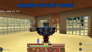 Lets Build Our First House! : Minecraft Part 2