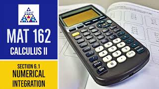 Approximating Integrals Numerically (Section 6.1)