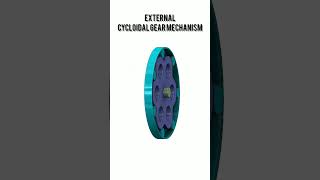 External cycloidal Gear mechanism! Solidworks 3D Animations। #automobile #automotive #Shorts