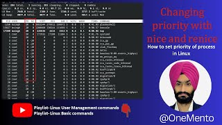 Nice and Renice command in Linux | How to modify the priority of linux process