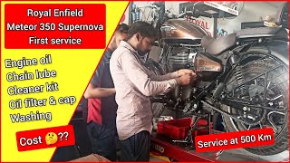 FIRST SERVICE OF ROYAL ENFIELD METEOR 350 SUPERNOVA | PUNJAB