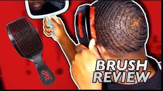 360Waves: 3WP Fiery Black Hybrid Wave Brush Medium ( BRUSH REVIEW )